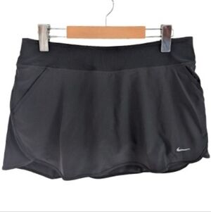 Nike Black Dri-FIT Performance Skort Athletic Tennis Golf